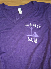 Lineman's Lady V-Neck
