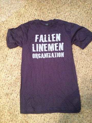 Navy Fallen Linemen T-Shirt